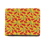 Santa Claus T-Rex Christmas Dino Print Bifold Wallet