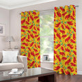 Santa Claus T-Rex Christmas Dino Print Dimout Grommet Curtains