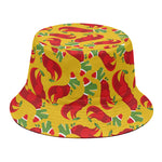 Santa Claus T-Rex Christmas Dino Print Bucket Hat