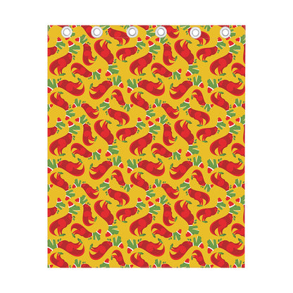 Santa Claus T-Rex Christmas Dino Print Curtain