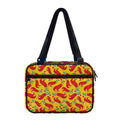 Santa Claus T-Rex Christmas Dino Print Double Strap Bible Bag
