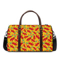 Santa Claus T-Rex Christmas Dino Print Duffel Bag