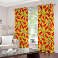 Santa Claus T-Rex Christmas Dino Print Extra Wide Grommet Curtains