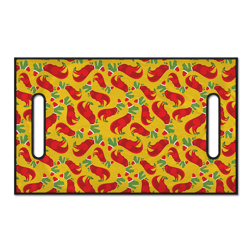 Santa Claus T-Rex Christmas Dino Print Golf Cart Seat Cover