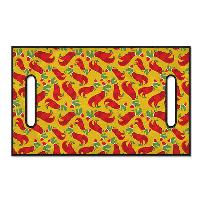 Santa Claus T-Rex Christmas Dino Print Golf Cart Seat Cover