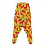 Santa Claus T-Rex Christmas Dino Print Hammer Pants