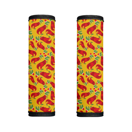 Santa Claus T-Rex Christmas Dino Print Handle Covers