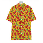 Santa Claus T-Rex Christmas Dino Print Hawaiian Shirt