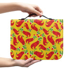 Santa Claus T-Rex Christmas Dino Print Leather Bible Cover