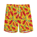 Santa Claus T-Rex Christmas Dino Print Men's Sports Shorts