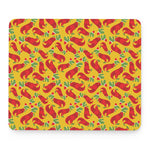 Santa Claus T-Rex Christmas Dino Print Mouse Pad