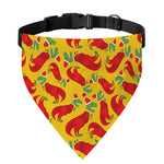Santa Claus T-Rex Christmas Dino Print Over The Collar Dog Bandana