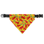 Santa Claus T-Rex Christmas Dino Print Over The Collar Dog Bandana