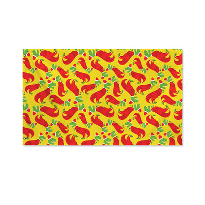 Santa Claus T-Rex Christmas Dino Print Polyester Flag