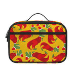 Santa Claus T-Rex Christmas Dino Print Portable Lunch Bag