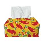Santa Claus T-Rex Christmas Dino Print Rectangle Tissue Box Cover