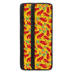 Santa Claus T-Rex Christmas Dino Print Refrigerator Handle Covers