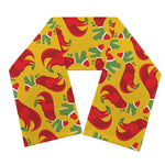 Santa Claus T-Rex Christmas Dino Print Scarf