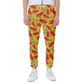 Santa Claus T-Rex Christmas Dino Print Joggers