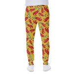 Santa Claus T-Rex Christmas Dino Print Scuba Joggers