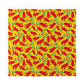 Santa Claus T-Rex Christmas Dino Print Silk Bandana