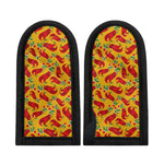 Santa Claus T-Rex Christmas Dino Print Skillet Handle Cover