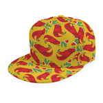 Santa Claus T-Rex Christmas Dino Print Snapback Cap