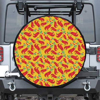 Santa Claus T-Rex Christmas Dino Print Tire Cover