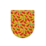 Santa Claus T-Rex Christmas Dino Print Toilet Lid Cover