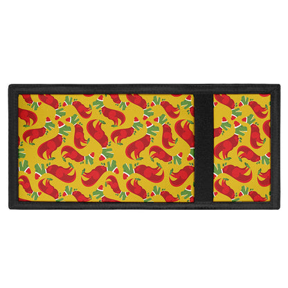 Santa Claus T-Rex Christmas Dino Print Trifold Wallet