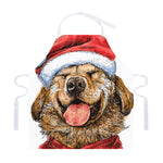 Santa Labrador Retriever Print Adjustable Apron