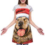 Santa Labrador Retriever Print Adjustable Apron