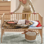 Santa Labrador Retriever Print Baby Crib Sheet