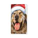 Santa Labrador Retriever Print Baby Crib Sheet