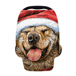 Santa Labrador Retriever Print Baby Seat Cover