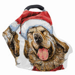 Santa Labrador Retriever Print Baby Seat Cover