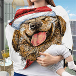 Santa Labrador Retriever Print Baby Seat Cover