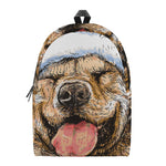 Santa Labrador Retriever Print Backpack