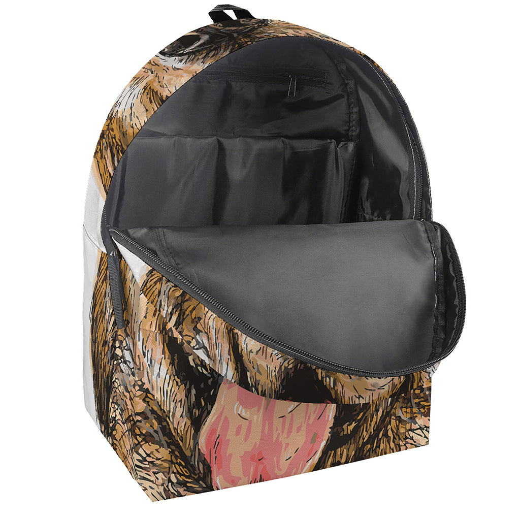 Santa Labrador Retriever Print Backpack