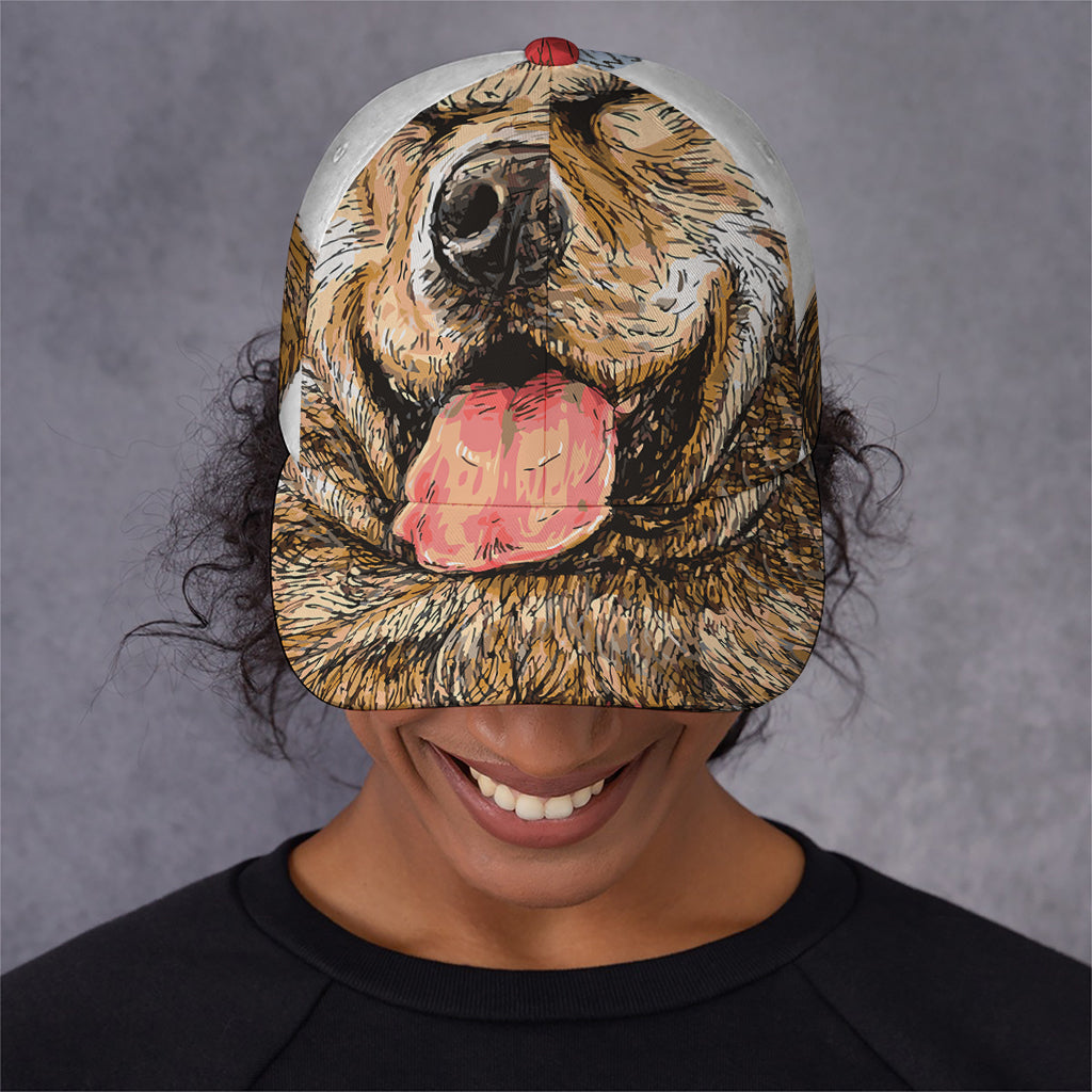 Santa Labrador Retriever Print Baseball Cap