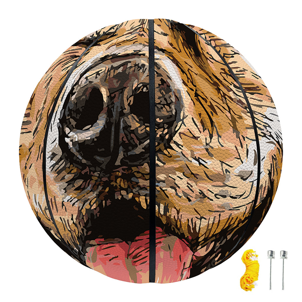 Santa Labrador Retriever Print Basketball