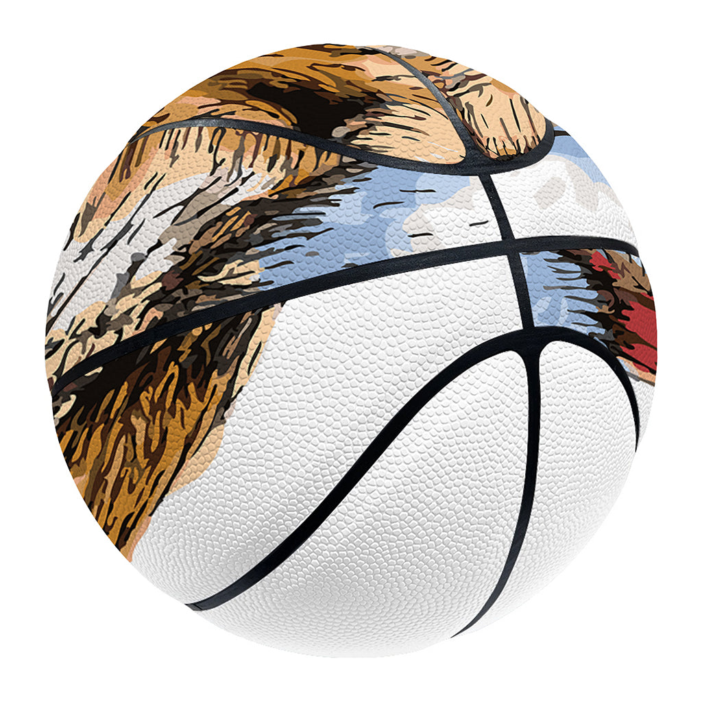 Santa Labrador Retriever Print Basketball