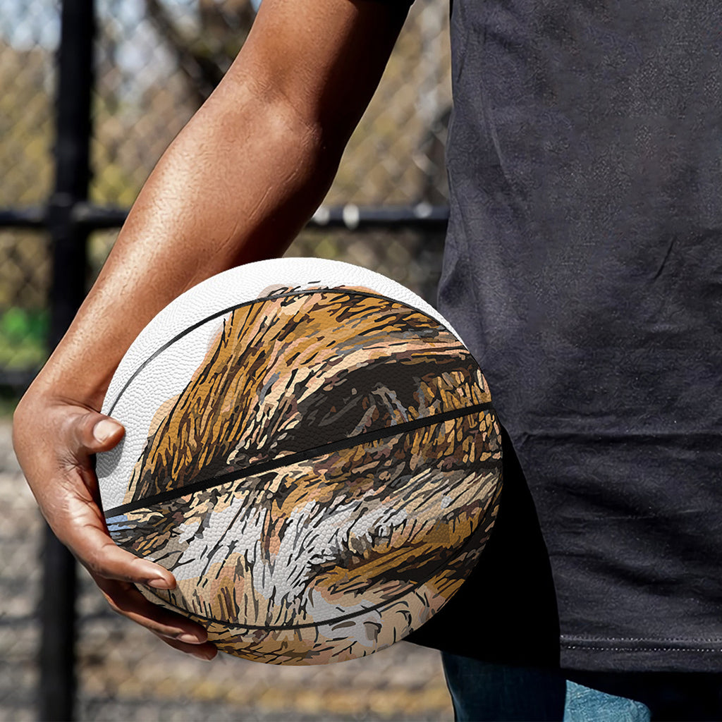 Santa Labrador Retriever Print Basketball
