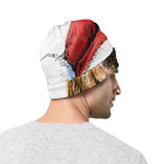 Santa Labrador Retriever Print Beanie