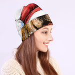 Santa Labrador Retriever Print Beanie