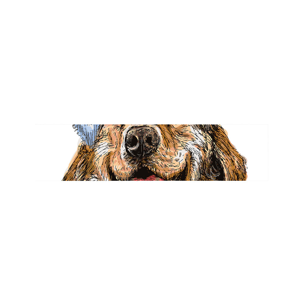 Santa Labrador Retriever Print Bed Runner
