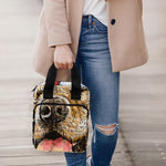 Santa Labrador Retriever Print Bible Tote Bag