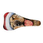 Santa Labrador Retriever Print Bicycle Seat Cover