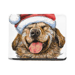 Santa Labrador Retriever Print Bifold Wallet