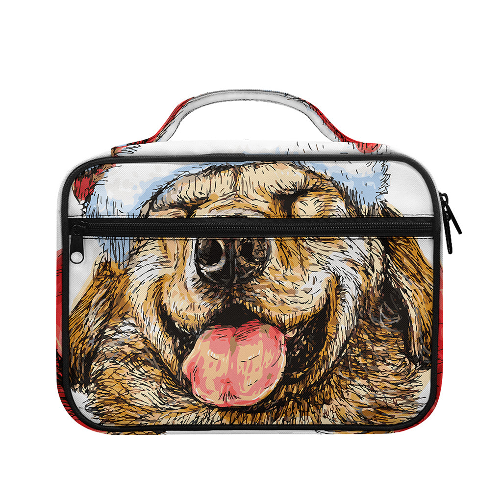 Santa Labrador Retriever Print Briefcase Bible Bag